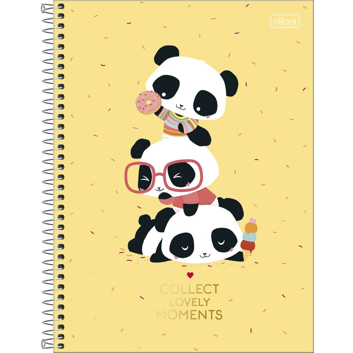 Caderno Mat Rias Lovely Friend Folhas Universit Rio Espiral