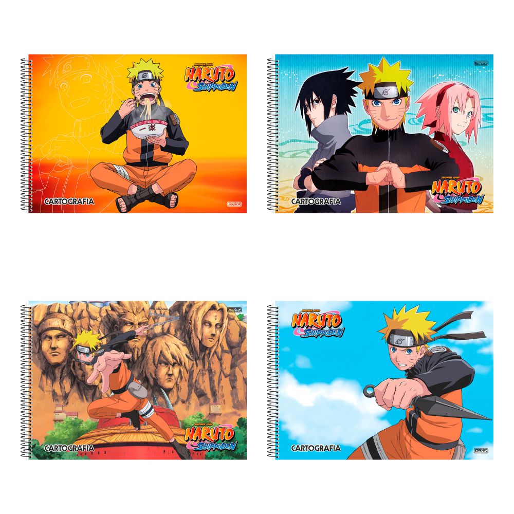 Caderno de Desenho Naruto 60 fls - SD Inovações